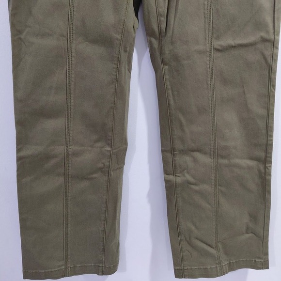 Women's Olive Green Wide-Leg Pants - Picture 11 of 16